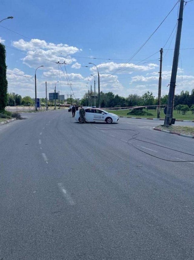 У Херсоні відновили обірвану контактну лінію