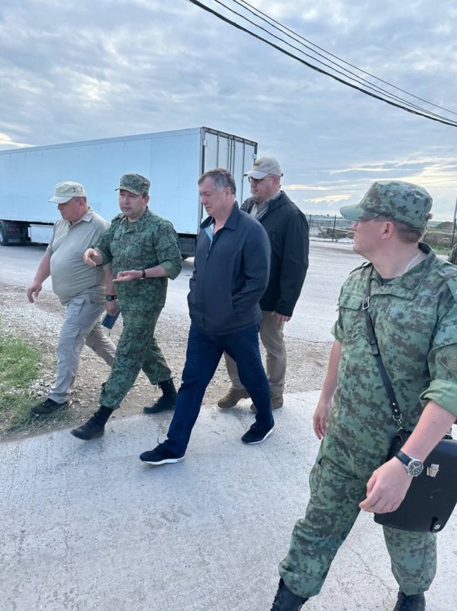 По дорозі з Нової Каховки військовий злочинець хуйснулін заїхав на Чонгар