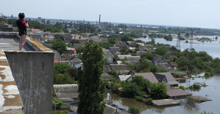 Херсонщина долає біди від великої води і її спадання після підриву росіянами Каховської ГЕС і греблі