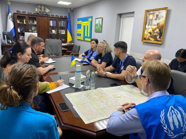 Делегація ООН прибула в Херсонську область і зустрілася з Прокудіним