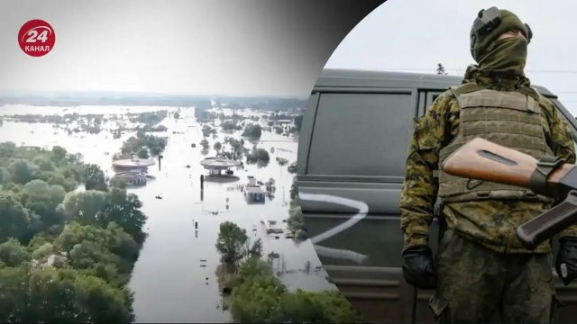 80% Олешок під водою: окупанти погрожують розстрілом за евакуацію