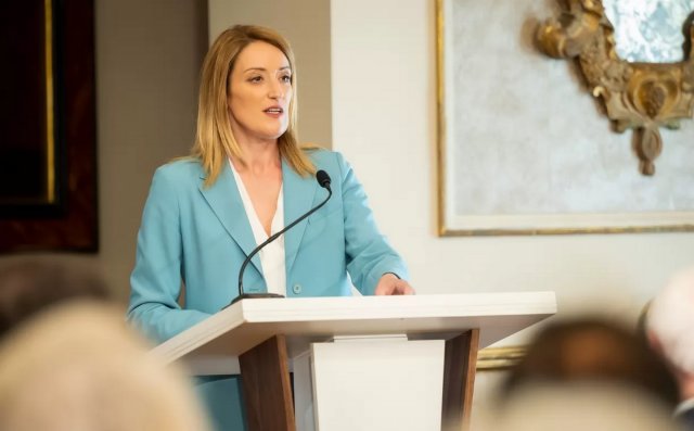 Президентка Європарламенту назвала підрив Каховської ГЕС актом проти людства