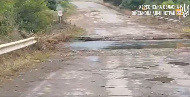 Вода поступово відступає з Херсонщини.  