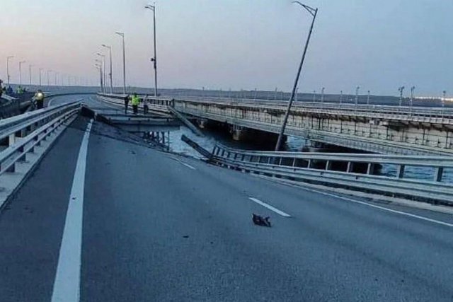 У ISW оцінили наслідки атаки на Кримський міст для логістики окупантів на півдні