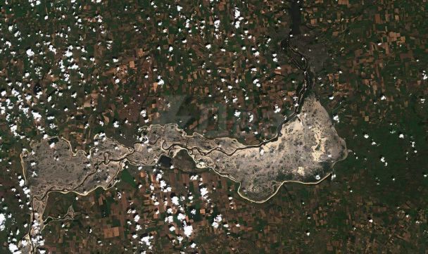 Каховське водосховище після підриву окупантами – нове фото