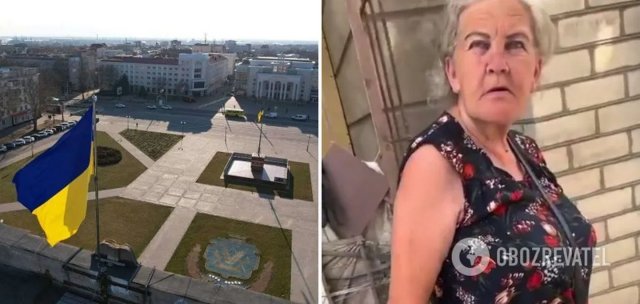 "Я Россию больше люблю": в Херсоне фанатка оккупантов пожаловалась на Украину