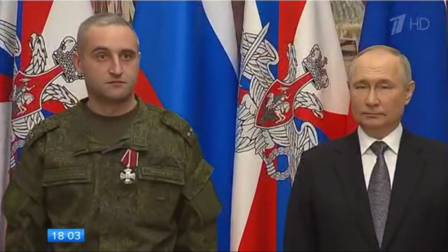 Путін нагородив полк, який обстрілював затоплену Херсонщину – командир підрозділу має херсонське коріння