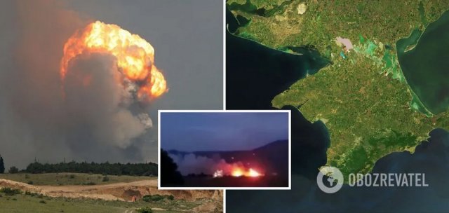 Зі Старокримського полігону, де прогриміли вибухи, окупантів відправляли на Херсонщину: подробиці