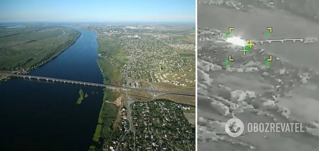 Окупанти вдарили "Іскандером" по Антонівському мосту на лівому березі Дніпра