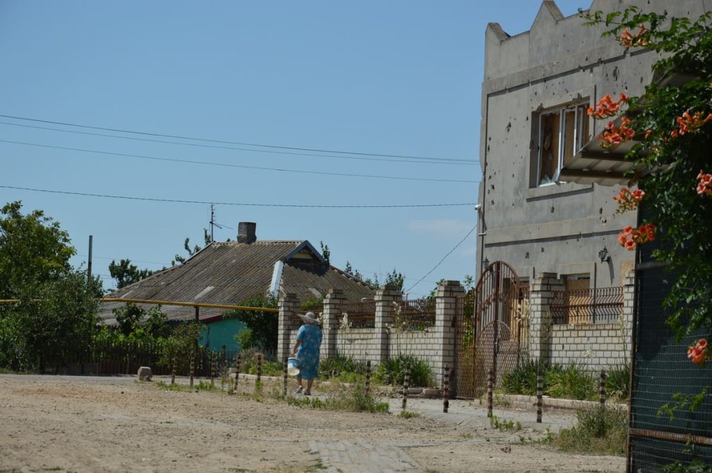 безлюдное село Приморское Херсонской области