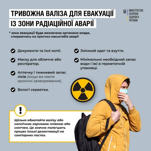 У Херсонській ОВА попереджають, що робити у разі вибуху на ЗАЕС