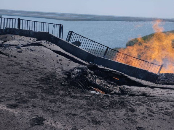 Очільник окупованої частини Херсонщини озвучив мінімальні терміни ремонту Чонгарського мосту