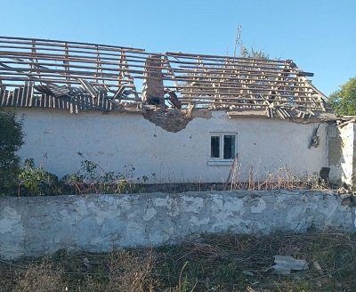 У Золотій Балці після ранкового ворожого обстрілу зафіксували з півдесятка «прильотів»