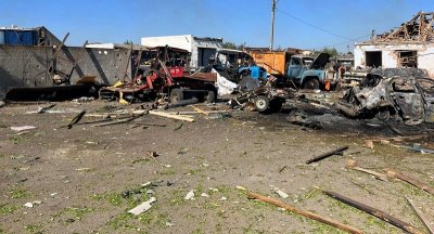 Поліція Херсонщини працює на місцях обстрілів Поліція Херсонщини працює на місцях обстрілів