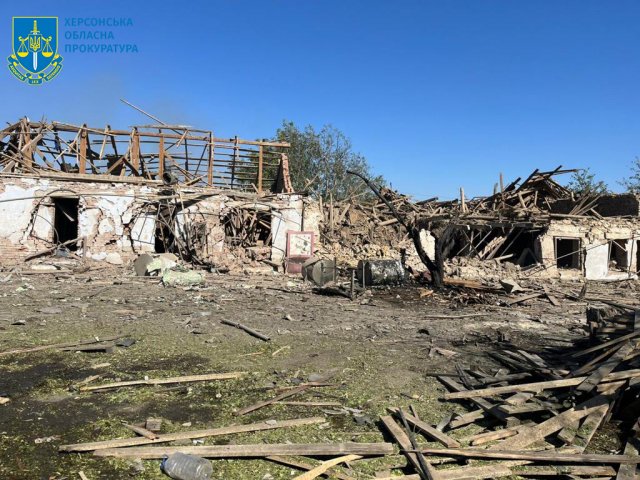Окупанти завдали авіаудару по Бериславській громаді, є загиблі і травмовані – розпочато провадження