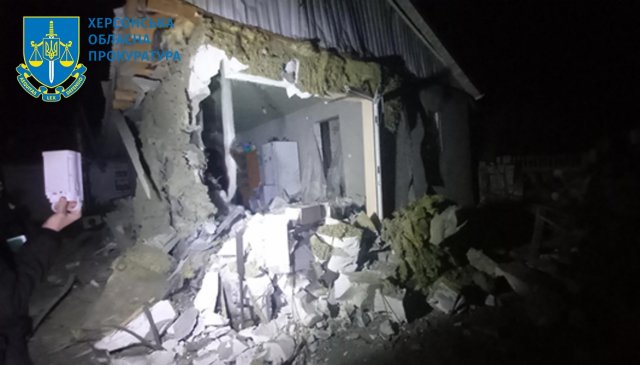 Через нічний обстріл ворогом Херсонщини, є загиблий і травмовані, серед них дитина – розпочато провадження
