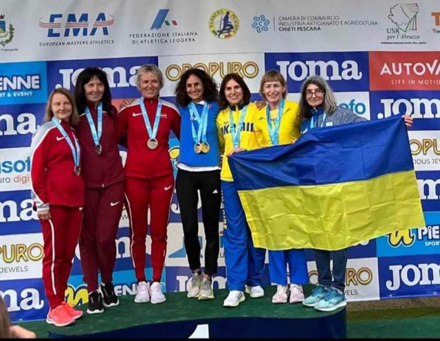Херсонські легкоатлети завоювали нагороди на  чемпіонаі Європи з легкої атлетики серед ветеранів категорії Мастерс