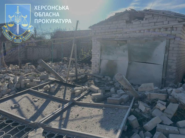 Внаслідок чергових обстрів Херсонщини є травмовані люди – розпочате розслідування
