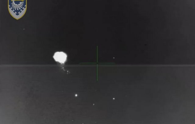 У ЗСУ показали кадри знищення розвідувального безпілотника на Херсонщині