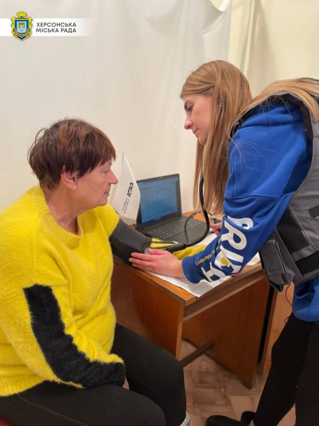 У Херсонській міській територіальній громаді працювали лікарі-волонтери