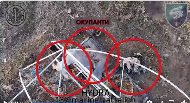 Прокудін показав, як  морські піхотинці тримають плацдарм у Кринках