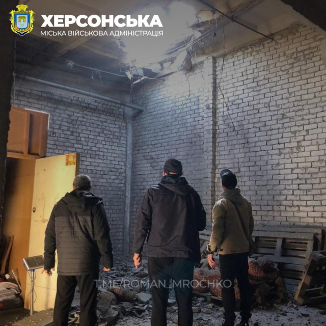 Вночі ворог атакував центр Херсона