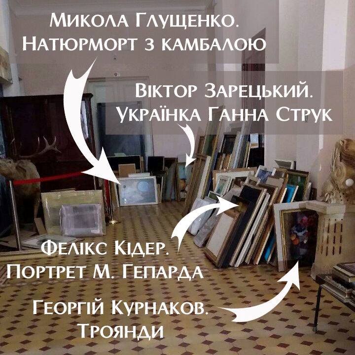 Викрадені росіянами картини з Херсона