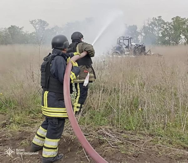 В Бериславському районі трактор підірвався на вибуховому пристрої