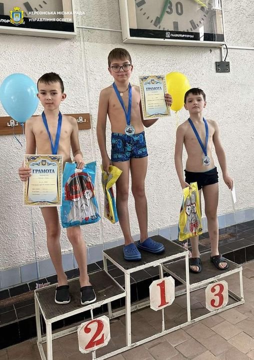 Юний херсонець виборов І місце у Весняному старті СК "Олімп" з плавання.