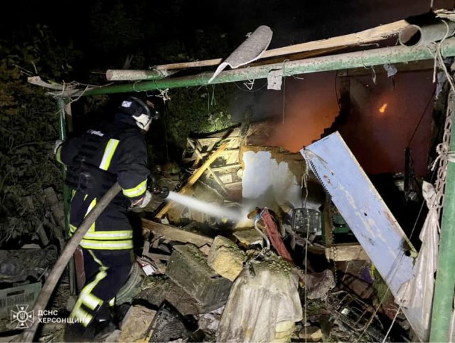 У Херсонському районі впродовж ночі зафіксовано 7 пожеж