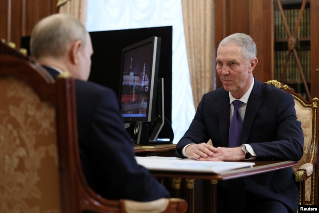 Володимир Сальдо з Володимиром Путіним