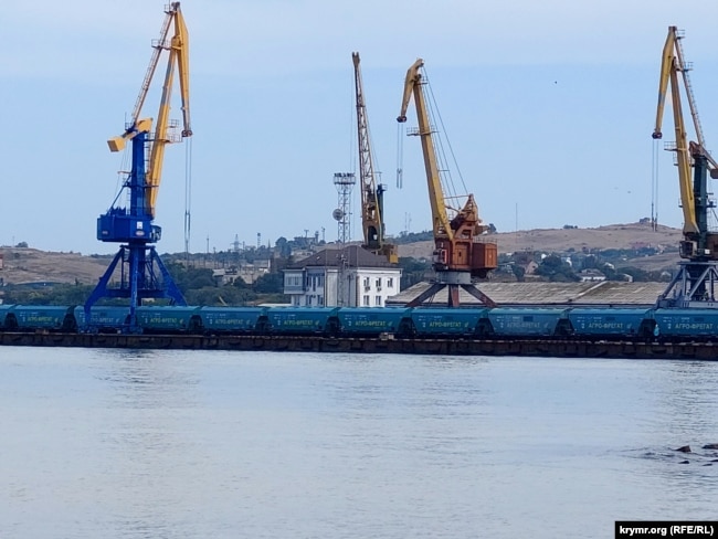 Вагони з маркуванням «Агро-Фрегату» фіксували на території окупованого Росією Криму