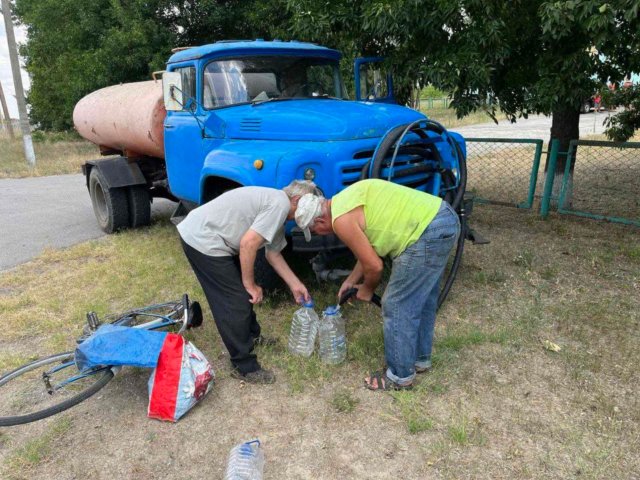 Відсутність води у Новій Каховці колаборанти пояснюють «обстрілами ЗСУ»
