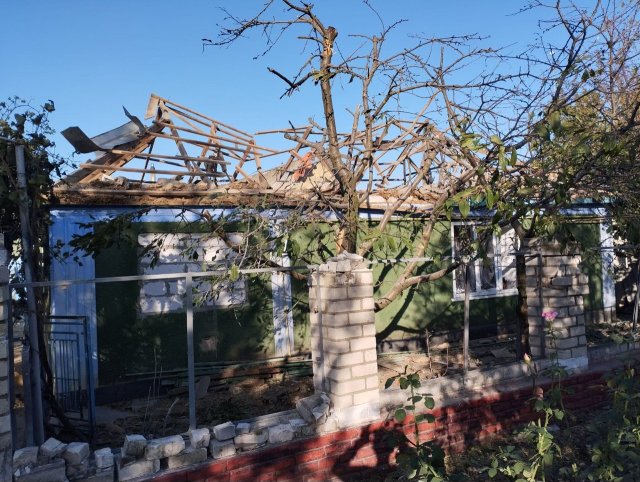 Зранку росіяни з артилерії атакували Томину Балку Білозерської громади