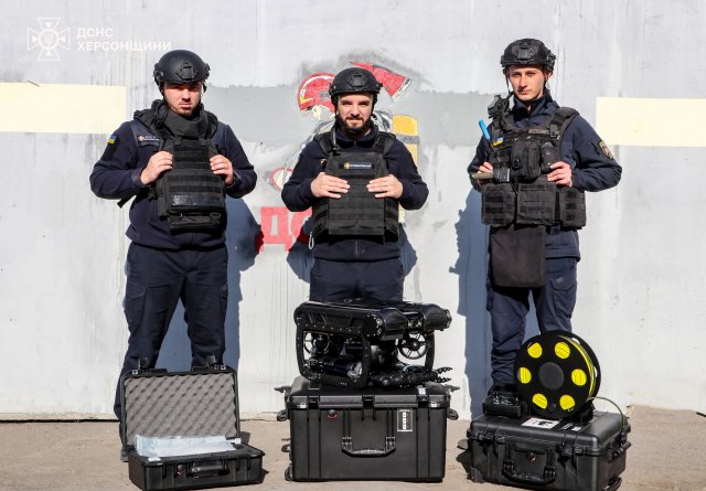 Головне управління ДСНС України у Херсонській області отримало інноваційне обладнання
