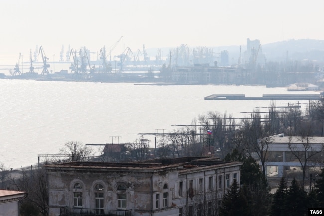 Порт окупованого Маріуполя, березень 2024 року