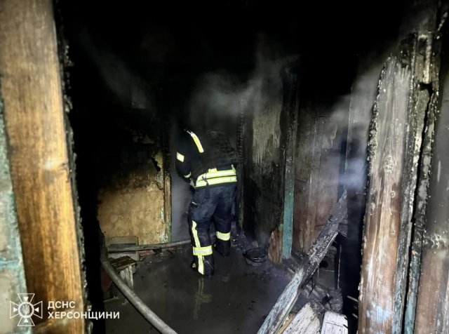 Вночі рятувальники ліквідували пожежу в житловому будинку у селі Киселівка