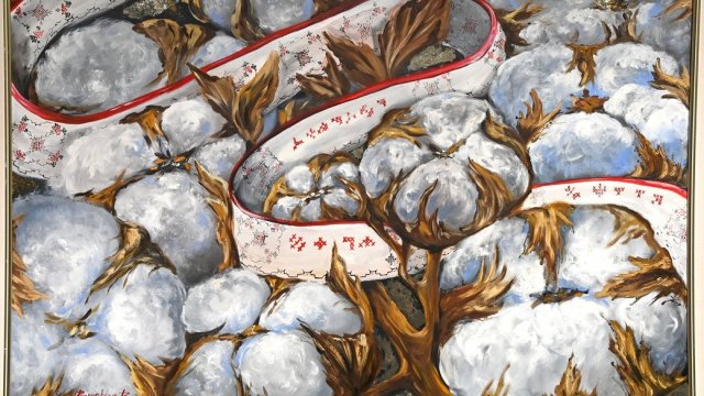 Херсонська художниця Богдана Баришева подарувала художньому музею свою картину