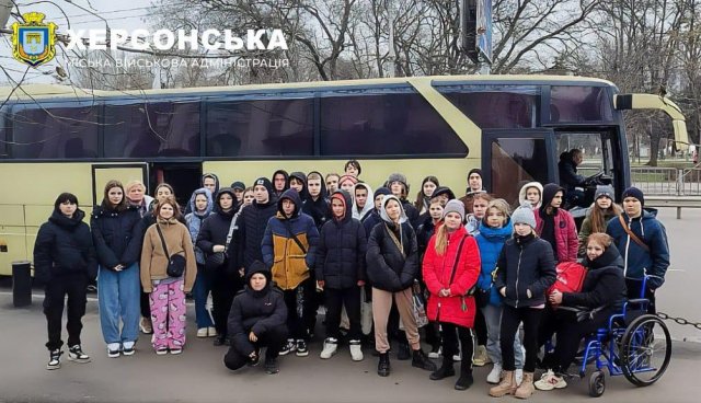 До Херсона повернулась перша цього року група дітей, які відпочивали і оздоровлювались на Івано-Франківщині