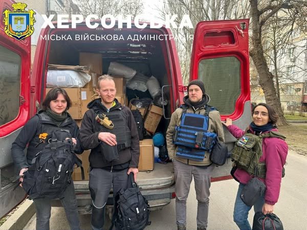 З Чехії до Херсона прибув гуманітарний вантаж