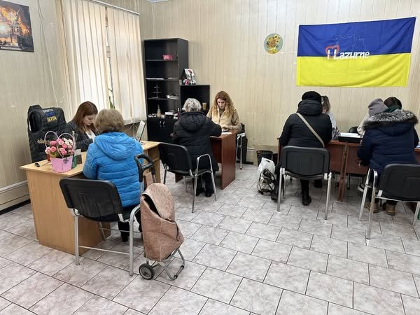 Херсонський гуманітарний ХАБ в Одесі продовжує підтримувати переселенців з Херсонщини