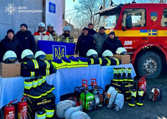 На Херсонщині відкрито добровільний пожежний підрозділ