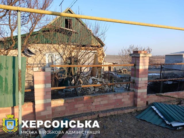 Росіяни пошкодила два будинки у Зеленівці