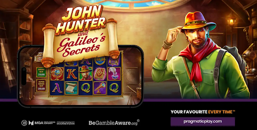 Нова археологічна пригода John Hunter and Galileo's Secrets від Pragmatic Play