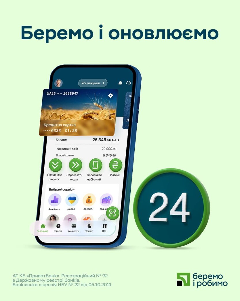 ПриватБанк прислухався до клієнтів: які зміни впровадили в Приват24
