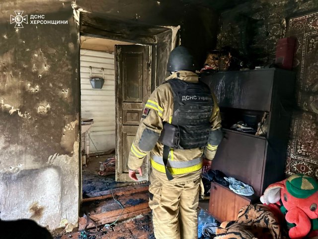 За добу на Херсонщині ліквідовано 6 пожеж