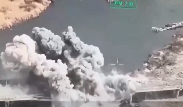 ЗСУ знищили міст через рукав Дніпра біля Олешок