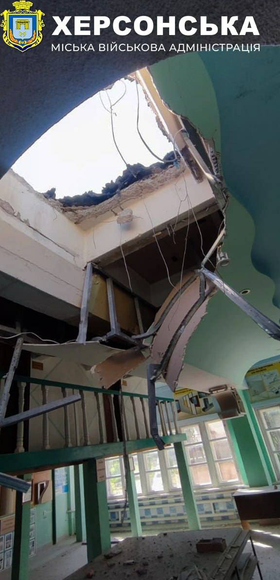 Наслідки ворожого удару по закладу профтехосвіти