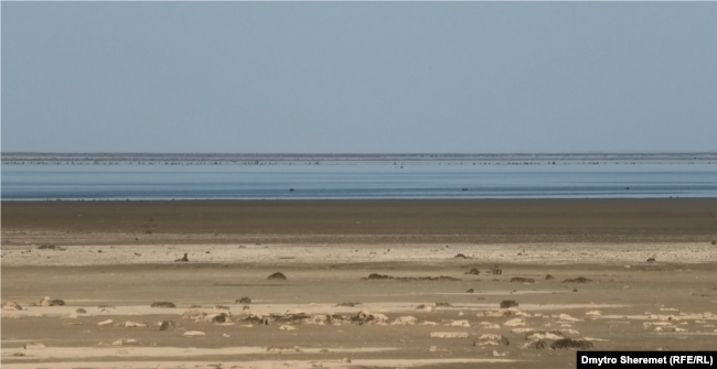 Висохле Каховське водосховище, Нововоронцовка Херсонської області, червень 2023 року