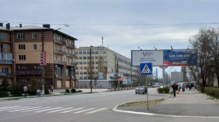 У Новій Каховці окупанти замальовують номери будинків